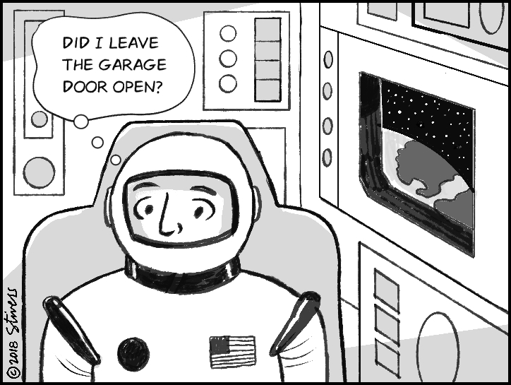 Astronaut worry